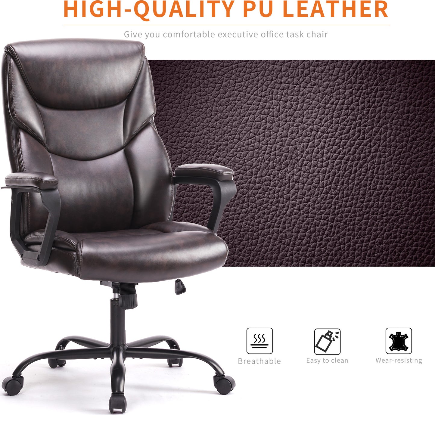 PU Leather Office Chair